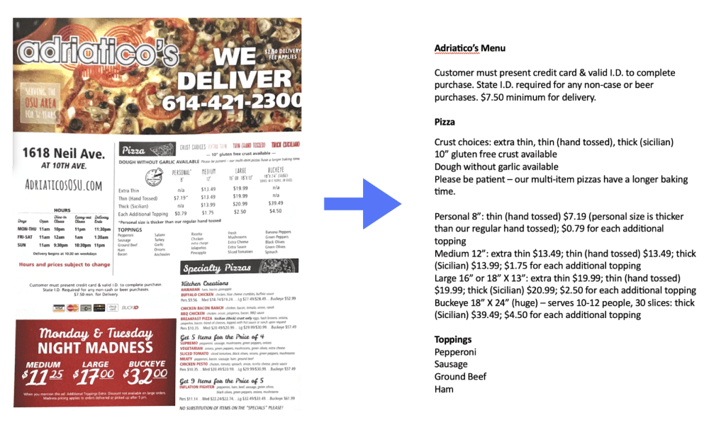 Screen Reader Friendly Menu